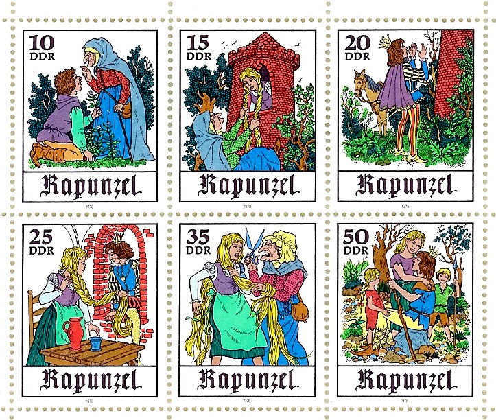 Briefmarken Rapunzel