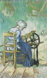 Die Spinnerin (Vincent van Gogh, 1889)