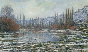 Claude Monet: Tauwetter an der Seine bei Vetheuil